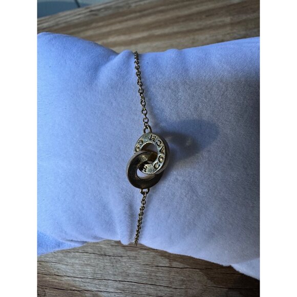 Coach Gold-Tone Interlocking C Bracelet - Picture 3 of 4